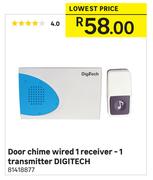 Digitech Door Chime Wired (1 Receiver-1 Transmitter)