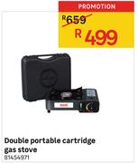 Double Portable Cartridge Gas Stove