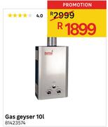 Gas Geyser-10Ltr