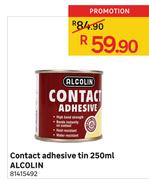 Alcolin Contact Adhesive Tin-250ml