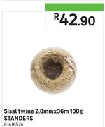 Sisal Twine Standers 2.0mm x 36m-100g