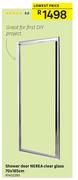 Shower Door Nerea Clear Glass 70 x 185