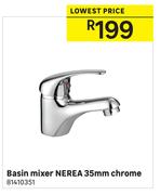 Basin Mixer Nerea 35mm Chrome