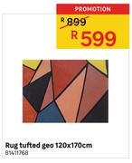 Rug Tufted Geo 120 x 170cm