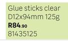 Glue Sticks Clear D12x94mm-125g