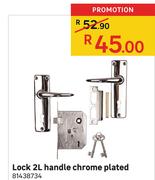 Lock 2L Handle Chrome Plated