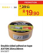 Double Sided Adhesive Tape Axton-25m x 38mm