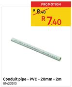 Conduit Pipe-PVC-20mm-2m