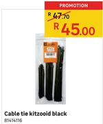 Cable Tie Kitzooid Black