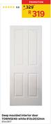Deep Moulded Interior Door Townsend White-813 x 2032mm