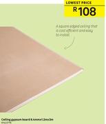 Ceiling Gypsum Board 6.4mm x 1.2m x 3m