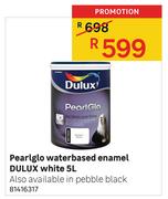 Pearlglo Waterbased Enamel Dulux White-5Ltr