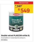 Double Velvet Plascon White-5Ltr