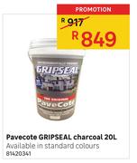 Pavecote Gripseal Charcoal-20Ltr