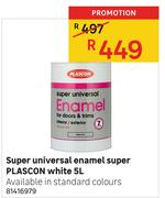 Super Universal Enamel Super Plascon White-5Ltr