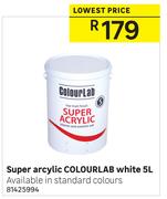 Super Acrylic Colourlab White-5Ltr