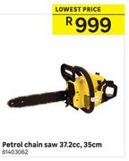 Petrol Chain Saw 37.2cc, 35cm