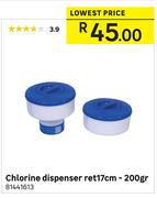 Chlorine Dispenser Ret 17cm-200gr
