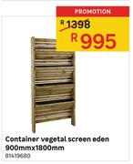 Container Vegetal Screen Eden 900mm x 1800mm