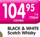 Black & White Scotch Whisky-750ml