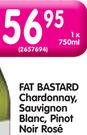 Fat Bastard Chardonnay, Sauvignon Blanc, Pinot Noir Rose-750ml