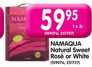 Namaqua Natural Sweet Rose Or White-3L