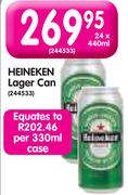 Heineken Lager Can-24x440ml