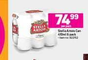 Stella Artois Can-6 x 410ml Per Pack