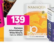 Namaqua Johannisberger White Wine-5L Each