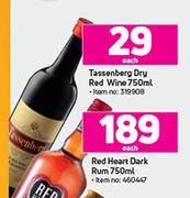Tassenberg Dry Red Wine-750ml Each