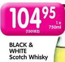 Black & White Scotch Whisky-750ml