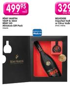 Remy Martin VSOP-750ml & Remy XO Miniature Gift Pack-50ml