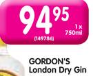 Gordon's London Dry Gin-750ml
