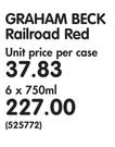 Graham Beck Railroad Red-6 x 750ml