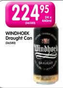 Windhoek Draught Can-24 x 440ml