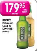 Redd's Premium Cold or Dry NRB-24 x 330ml