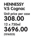 Hennessy V.S Cognac-12 x 750ml