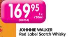 Johnnie Walker Red Label Scotch Whisky-750ml