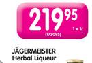 Jagermeister Herbal Liqueur-1Ltr