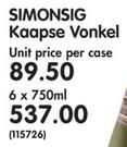 Simonsig Kaapse Vankel-6x750ml