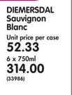 Diemersdal Sauvignon Blanc-6x750ml