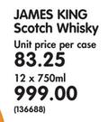 James King Scotch Whisky-12x750ml