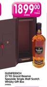 Glenfiddich 21 YO Grand Reserve Speyside Single Malt Scotch Whiskey In Gift Box-750ml