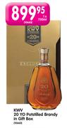 KWV 20 YO Potstilled Brandy In Gift Box-750ml