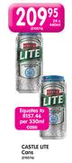 Castle Lite Cans-24x440ml