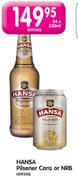 Hansa Pilsener Cans Or NRB-24x330ml