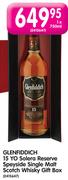 Glenfiddich 15 YO Solera Reserve Speyside Single Malt Scotch Whiskey In Gift Box-750ml