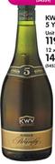 KWV 5 YO Brandy-12x750ml
