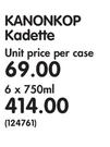 Kanonkop Kadette-6 x 750ml