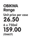 Obikwa Range-6 x 750ml